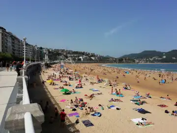 Jornada de playa en San Sebastián Jornada de playa en San Sebastián
