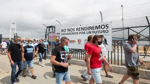 Protesta de los trabajadores de Nissan Protesta de los trabajadores de Nissan