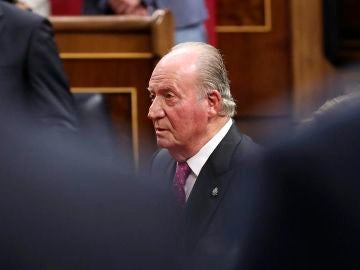 El rey emérito Juan Carlos en el Congreso de los Diputados en una imagen de archivo