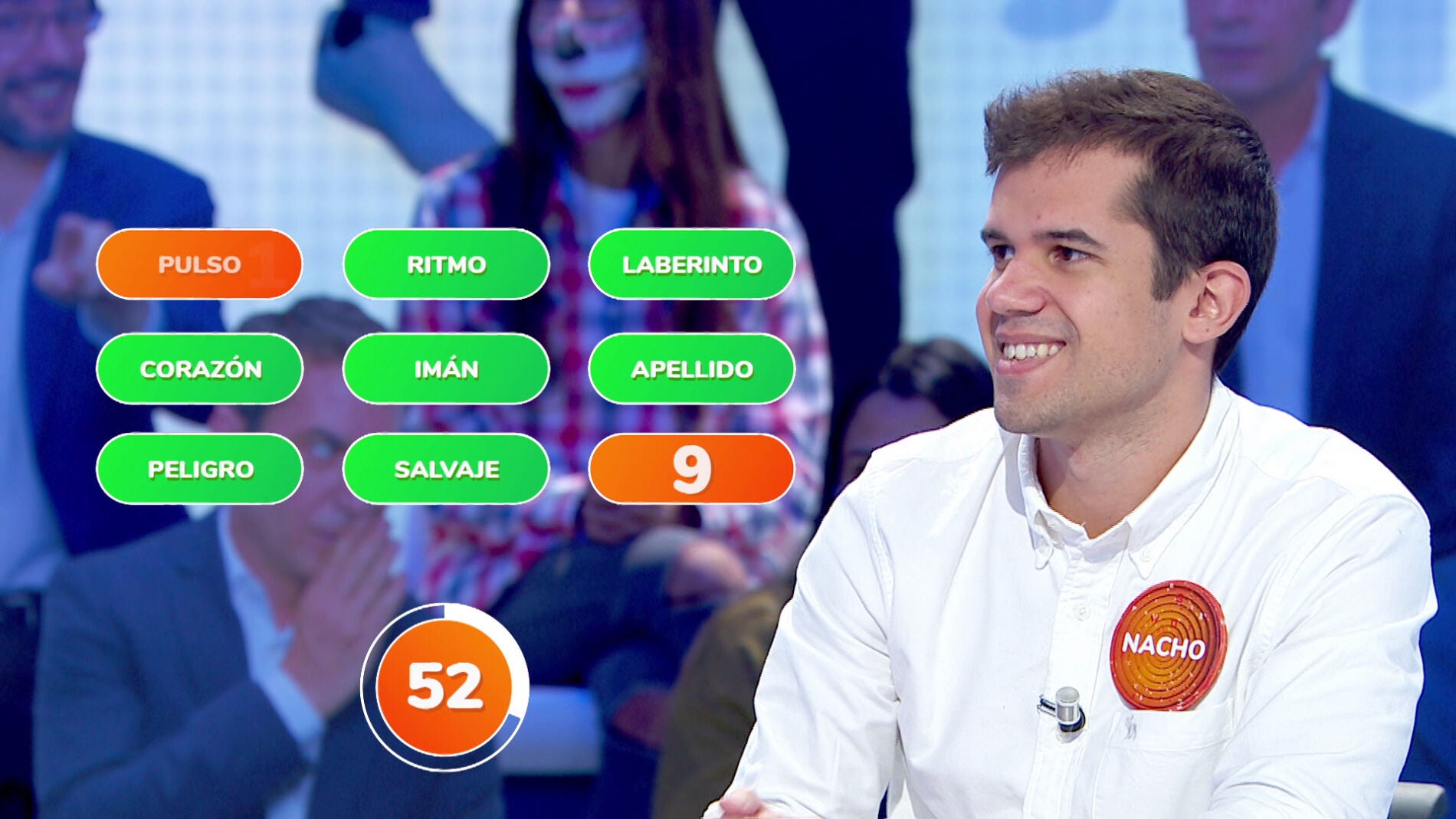 El impresionante pleno de Nacho en '¿Dónde Están?' descubriendo las palabras de 'Despacito' de Luis Fonsi