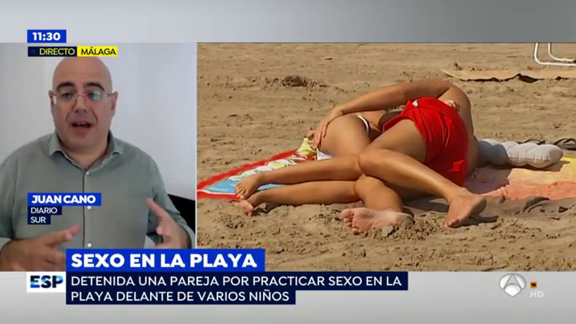 Detenida una pareja de 40 años por practicar sexo en la playa de Huelin ante varios niños