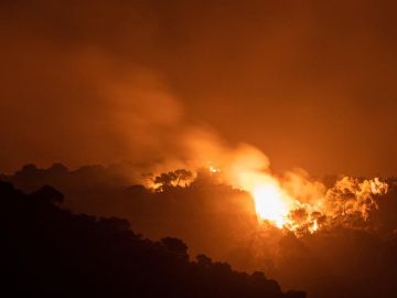 Incendio en Cazorla.