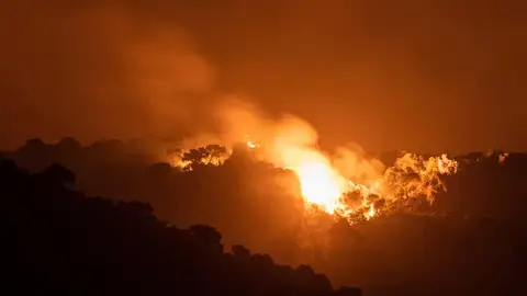 Incendio en Cazorla. Incendio en Cazorla.