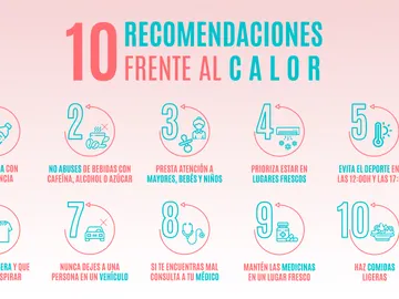 10 recomendaciones frente al calor en verano 10 recomendaciones frente al calor en verano