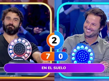 Jennifer López levanta el ánimo de Fernando Andina al sumar punto para su equipo en 'Pasapalabra' Jennifer López levanta el ánimo de Fernando Andina al sumar punto para su equipo en 'Pasapalabra'