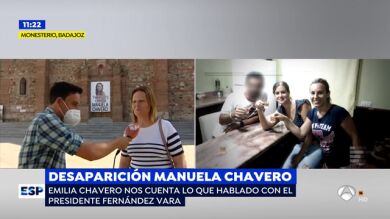 La hermana de Manuela Chavero sigue la lucha por conocer el paradero de su hermana: 