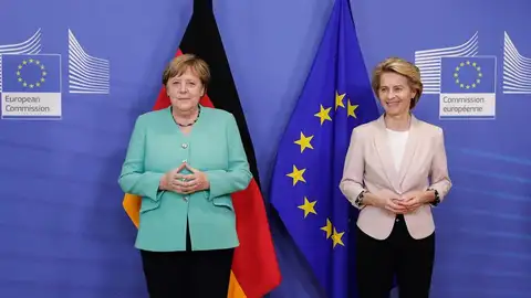 Angela Merkel y Ursula Von der Leyen Angela Merkel y Ursula Von der Leyen