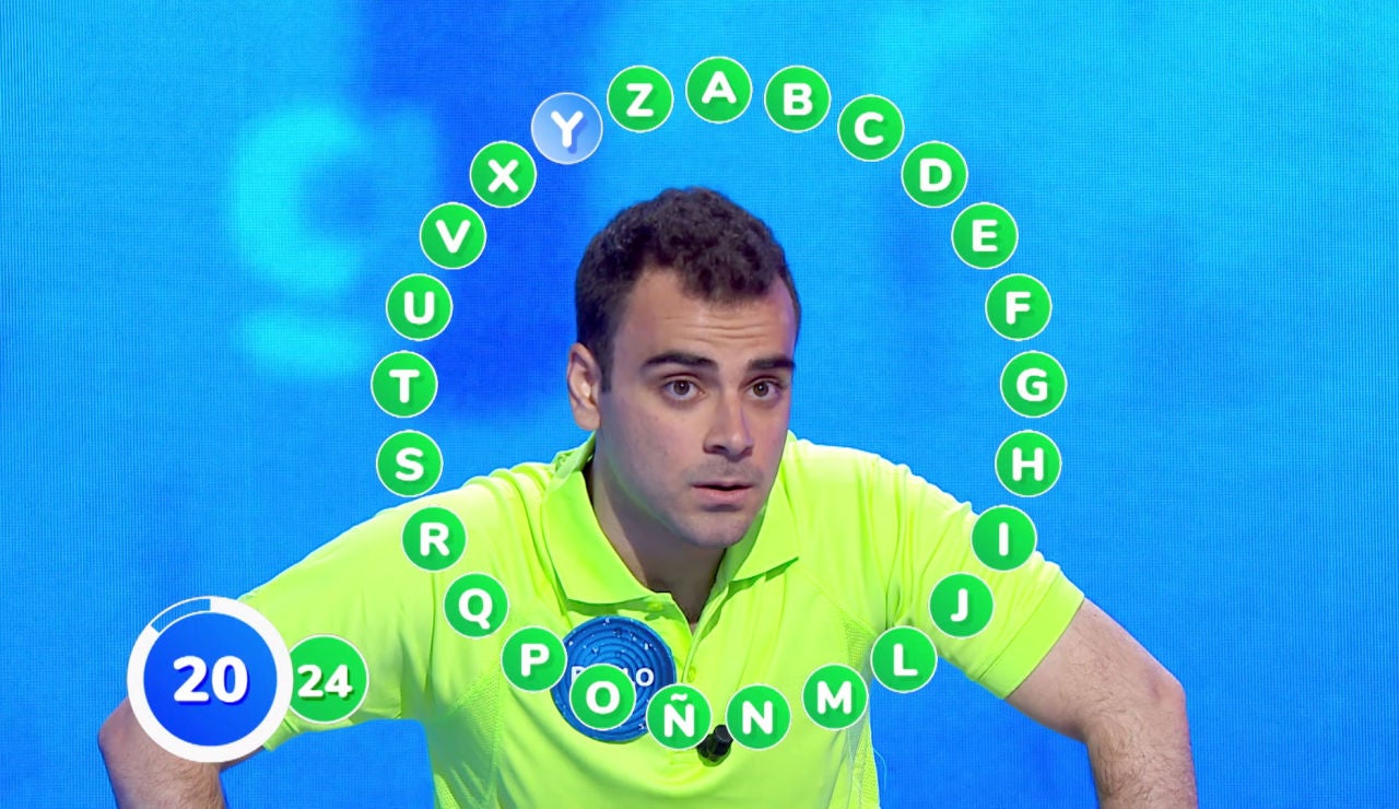 Pablo, a una respuesta de los 334.000 euros del bote de 'Pasapalabra': "Lo primero sería ayudar a mis padres" Pablo, a una respuesta de los 334.000 euros del bote de 'Pasapalabra': "Lo primero sería ayudar a mis padres"