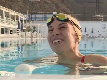 Michelle Alonso y Judith Rolo vuelven entrenar en la piscina tras meses de confinamiento: "Fue sentir el agua y decir: '¡Por fin!'"