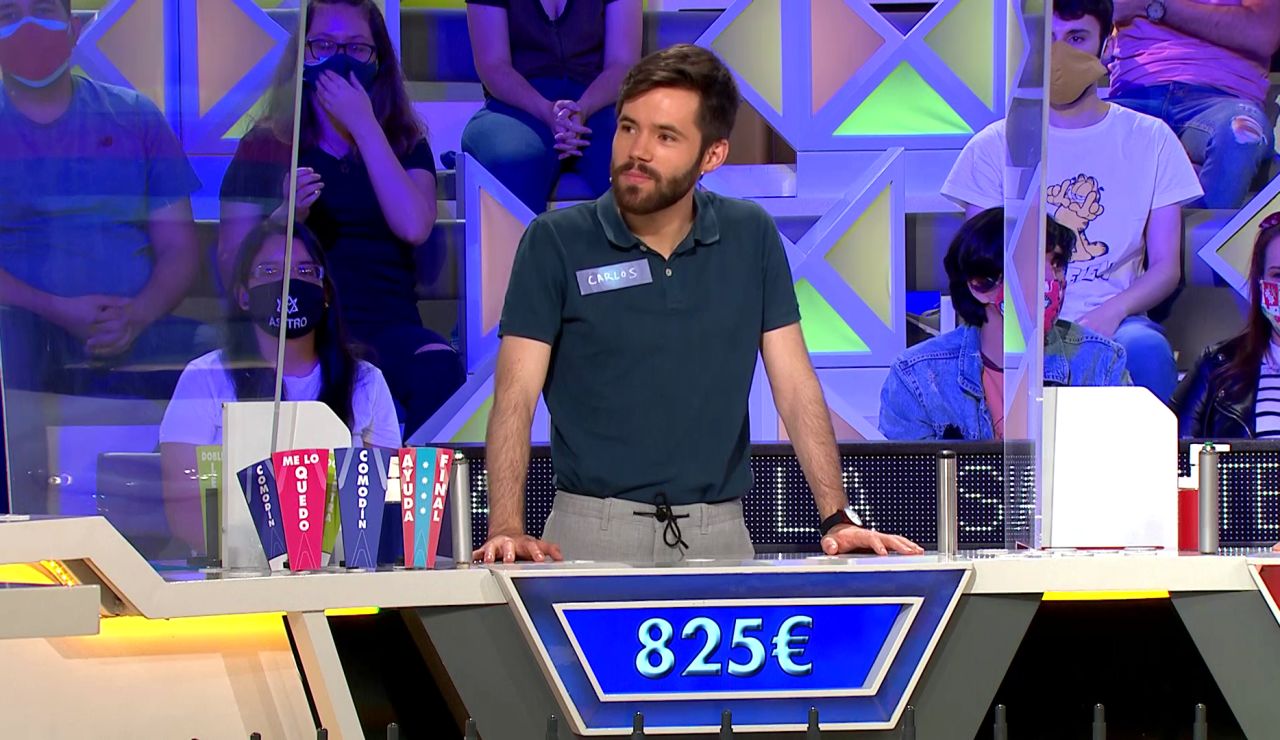 La buena y estratégica decisión de Carlos para bordarlo en un panel en ‘La ruleta de la suerte’ La buena y estratégica decisión de Carlos para bordarlo en un panel en ‘La ruleta de la suerte’