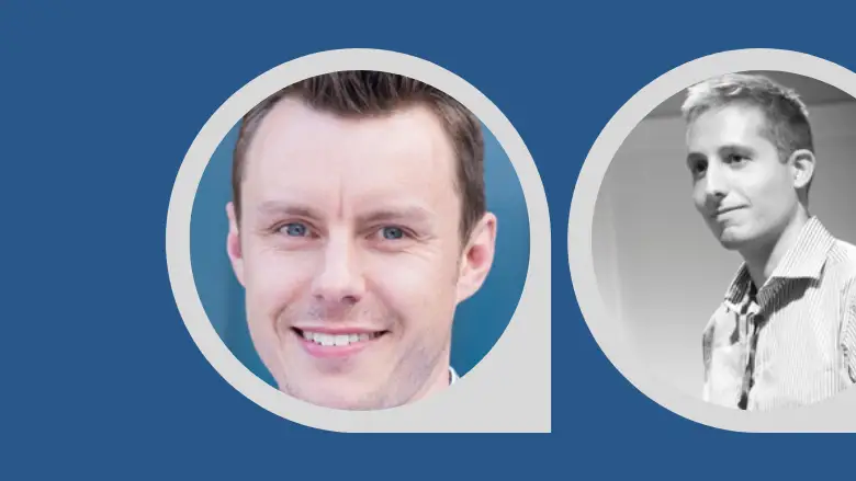 Andrew Winnard y Nick Caplan Andrew Winnard y Nick Caplan