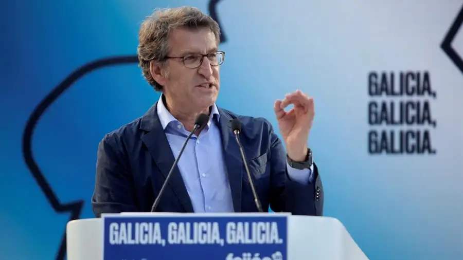 Alberto Núñez Feijóo antes de las elecciones gallegas Alberto Núñez Feijóo antes de las elecciones gallegas