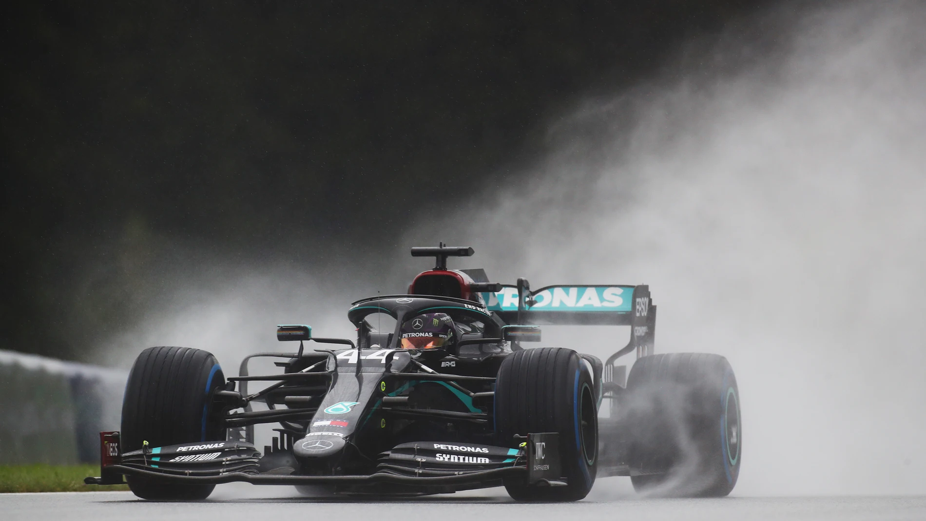 Lewis Hamilton, durante la clasificación del GP de Estiria Lewis Hamilton, durante la clasificación del GP de Estiria