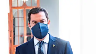 El presidente de la Junta de Andalucía, Juanma Moreno El presidente de la Junta de Andalucía, Juanma Moreno