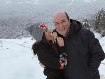 Andoni Ortuzar y su hija Garazi Andoni Ortuzar y su hija Garazi