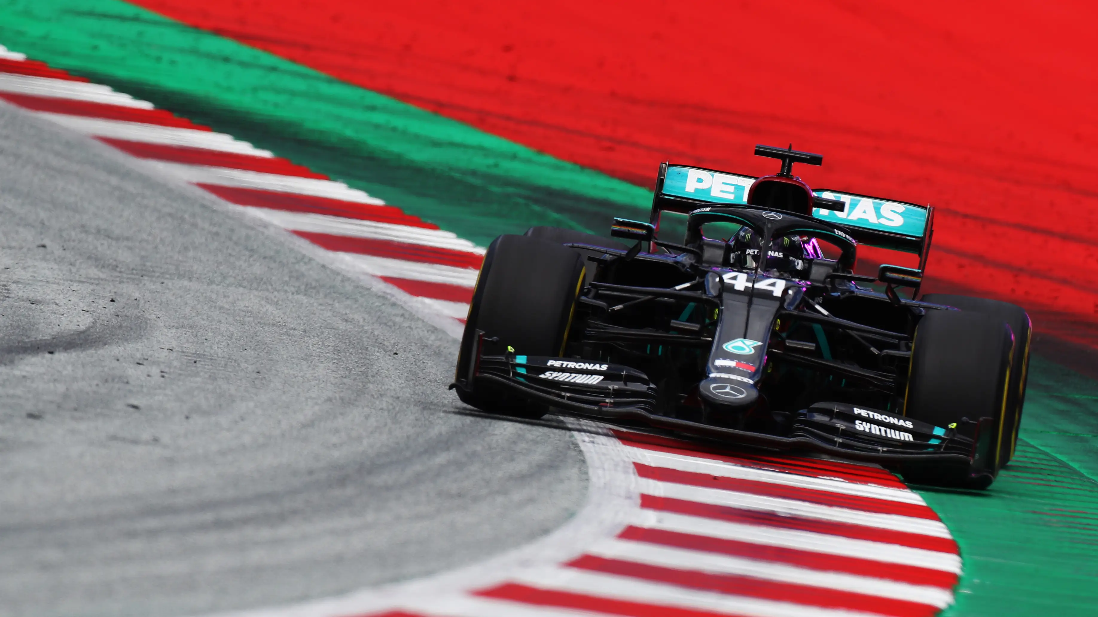 Hamilton, durante el GP de Estiria