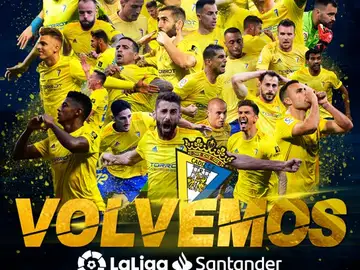 El Cádiz, nuevo equipo de Primera división El Cádiz, nuevo equipo de Primera división