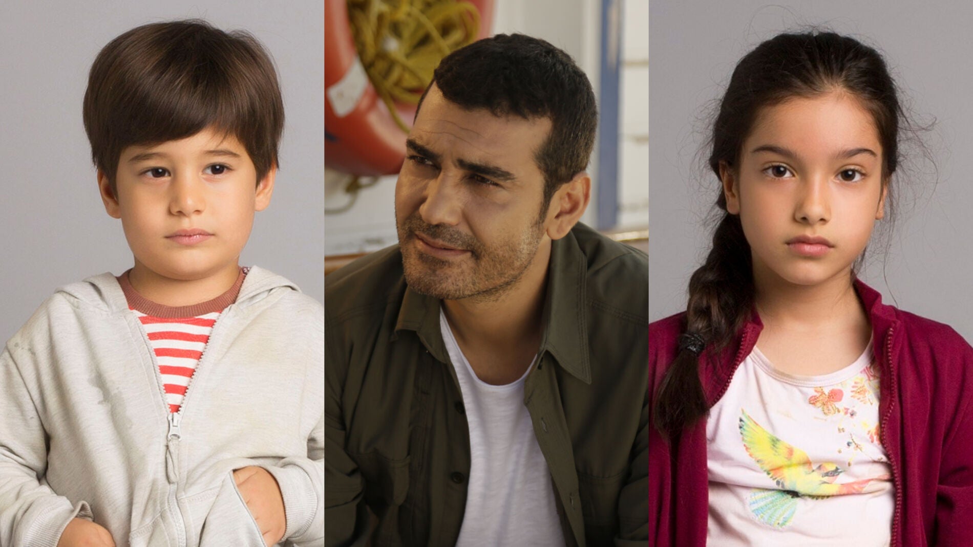 Caner Cindoruk, K&uuml;bra S&uuml;zg&uuml;n y Ali Semi Sefil, actores de 'Mujer'