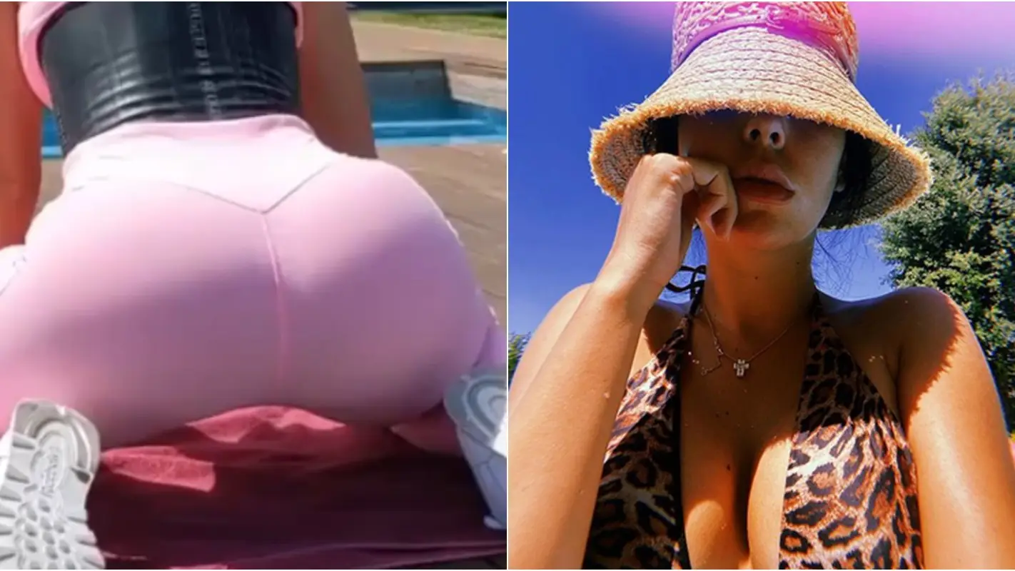 Georgina Rodríguez y su espectacular entrenamiento de nalgas Georgina Rodríguez y su espectacular entrenamiento de nalgas