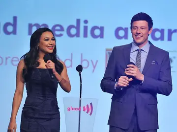 Naya Rivera junto a Cory Monteith Naya Rivera junto a Cory Monteith