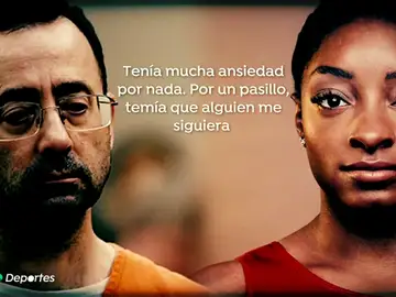 Simone Biles, sobre los "abusos sufridos" por Larry Nassar: "Estaba muy deprimida. Dormí mucho porque era lo más parecido a la muerte sin dañarme" Simone Biles, sobre los "abusos sufridos" por Larry Nassar: "Estaba muy deprimida. Dormí mucho porque era lo más parecido a la muerte sin dañarme"