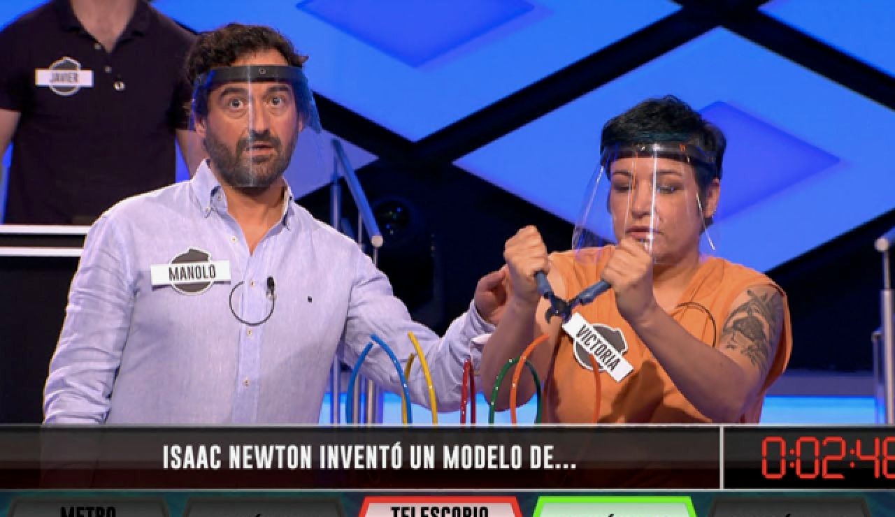 ¡Gran pleno! Una bomba sobre Isaac Newton da ventaja a 'Los Dispersos' ¡Gran pleno! Una bomba sobre Isaac Newton da ventaja a 'Los Dispersos'