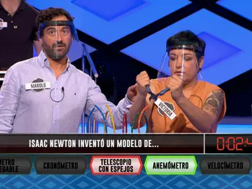 ¡Gran pleno! Una bomba sobre Isaac Newton da ventaja a 'Los Dispersos' ¡Gran pleno! Una bomba sobre Isaac Newton da ventaja a 'Los Dispersos'