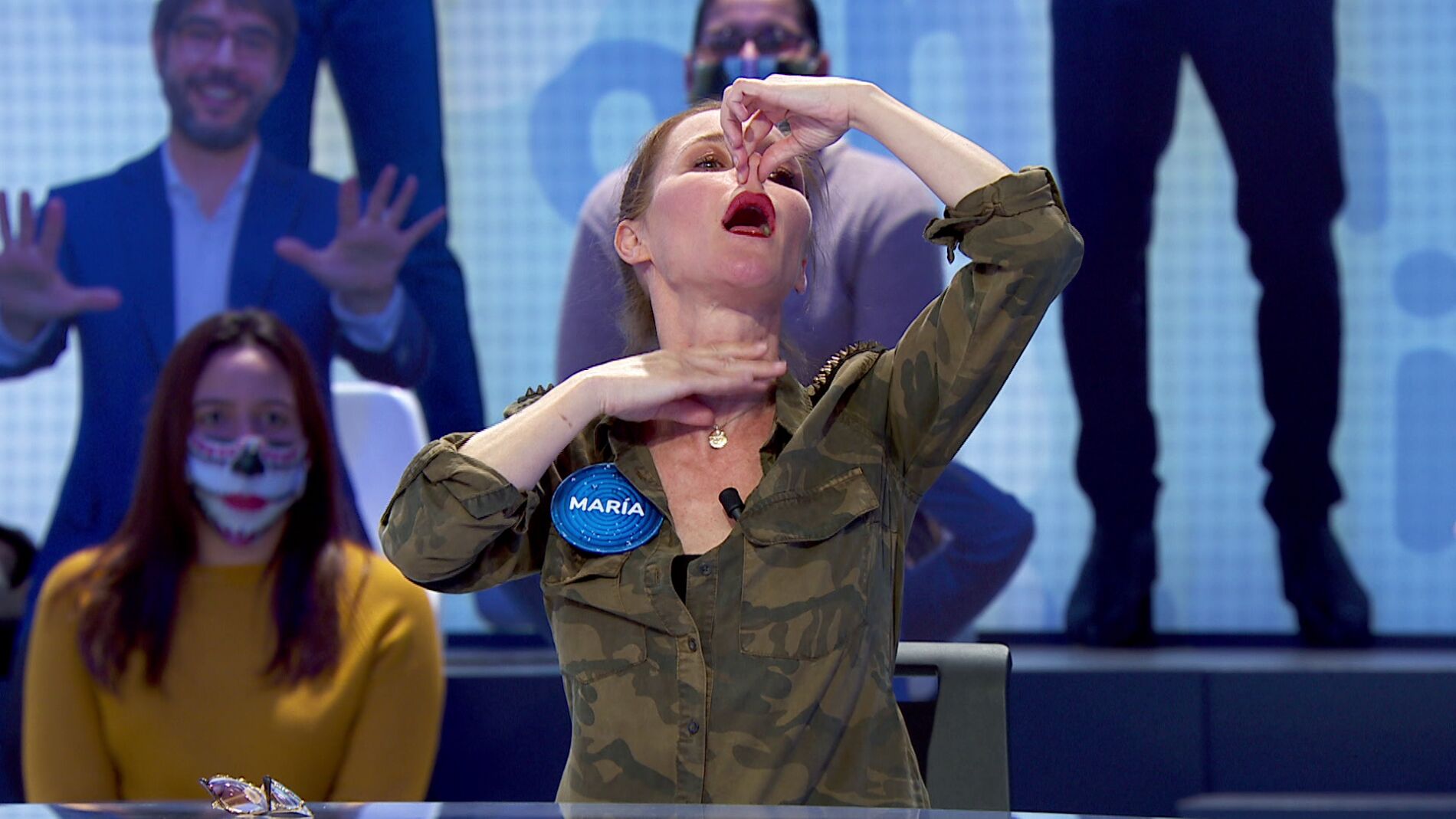 La sorprendente imitación de María Esteve del sonido de una oveja en 'Pasapalabra'