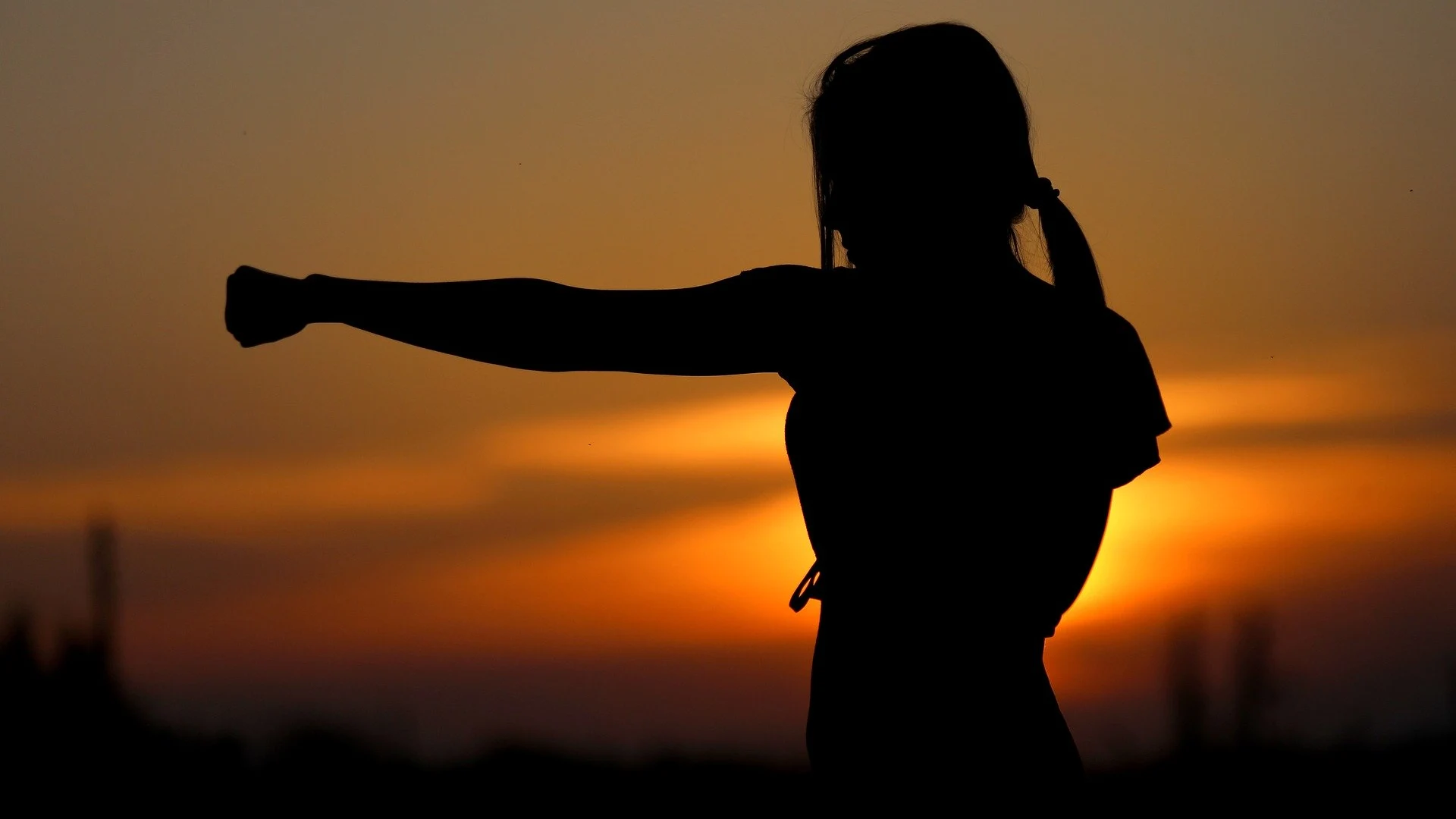 Karate al atardecer Karate al atardecer