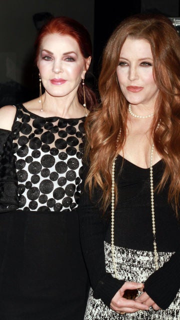 Priscilla Presley y Lisa Marie Presley 