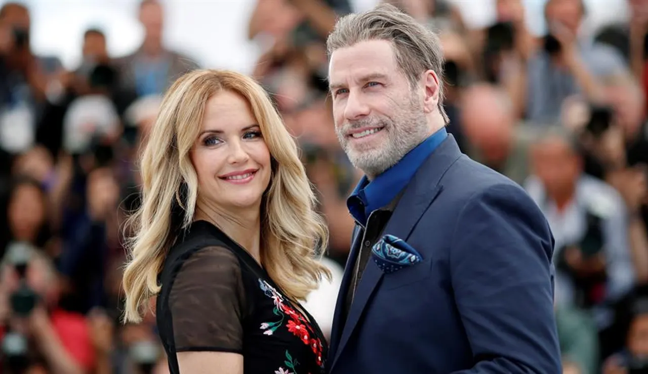 Kelly Preston junto a su esposo John Travolta