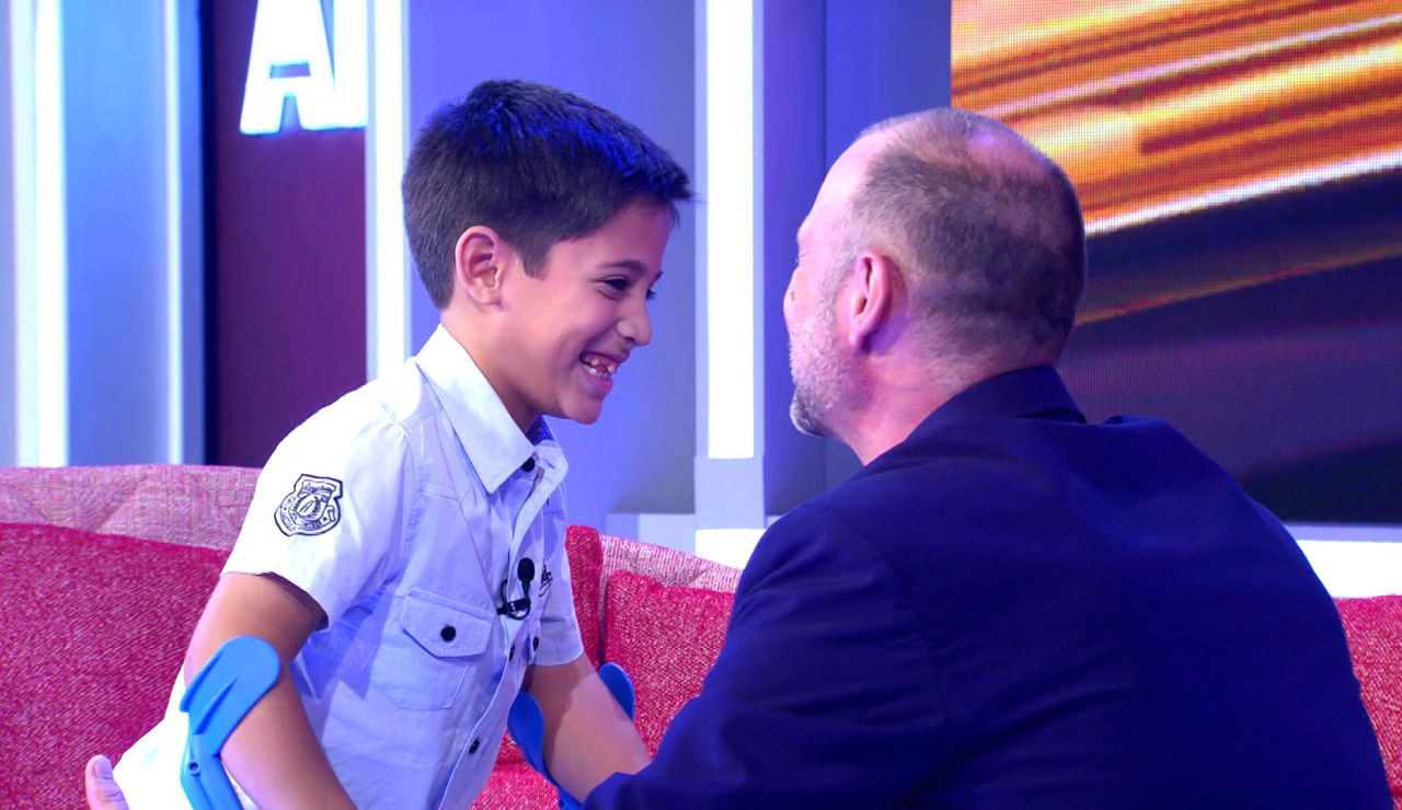 Volver a caminar solo, el sueño cumplido de Mario y también de Javier, su padre Volver a caminar solo, el sueño cumplido de Mario y también de Javier, su padre