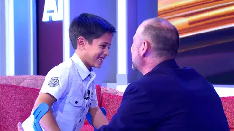 Volver a caminar solo, el sueño cumplido de Mario y también de Javier, su padre Volver a caminar solo, el sueño cumplido de Mario y también de Javier, su padre