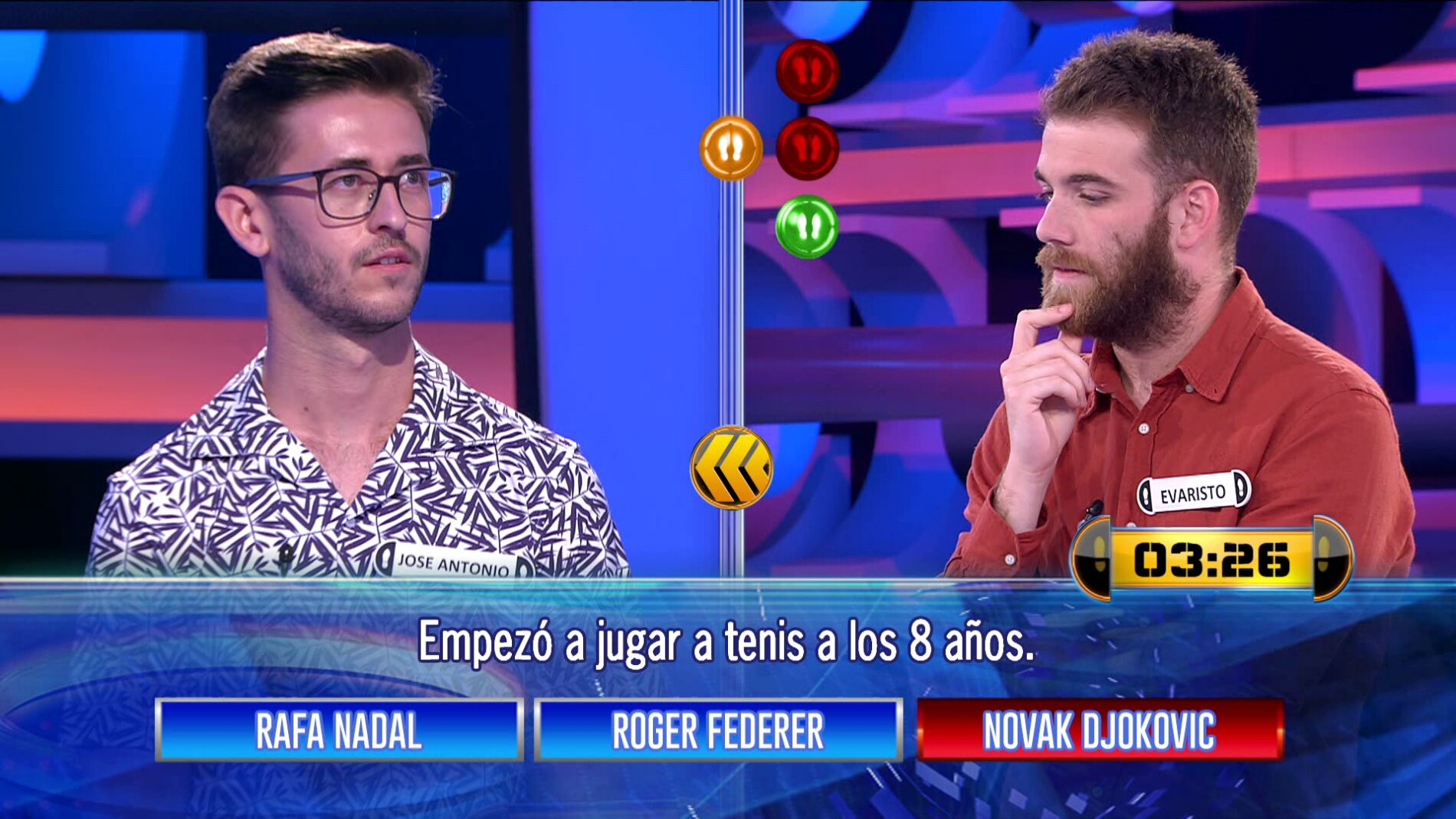 &iquest;Caer&iacute;as por la trampilla? Nadal, Federer y Djokovic desaf&iacute;an a los m&aacute;s expertos en tenis en &lsquo;&iexcl;Ahora caigo!&rsquo;