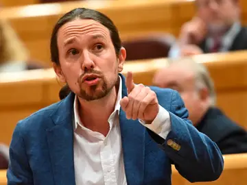 El vicepresidente segundo del Gobierno y líder de Unidas Podemos, Pablo Iglesias El vicepresidente segundo del Gobierno y líder de Unidas Podemos, Pablo Iglesias