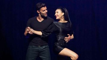 Ricky Martin y Naya Rivera en 'Glee'