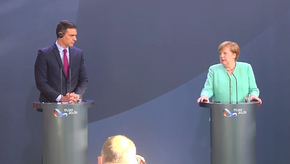 Angela Merkel defiende como España un acuerdo rápido sobre los fondos europeos anti coronavirus