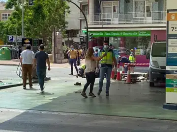 Dos heridos en una explosión de una gasolinera de Cartagena, Murcia Dos heridos en una explosión de una gasolinera de Cartagena, Murcia