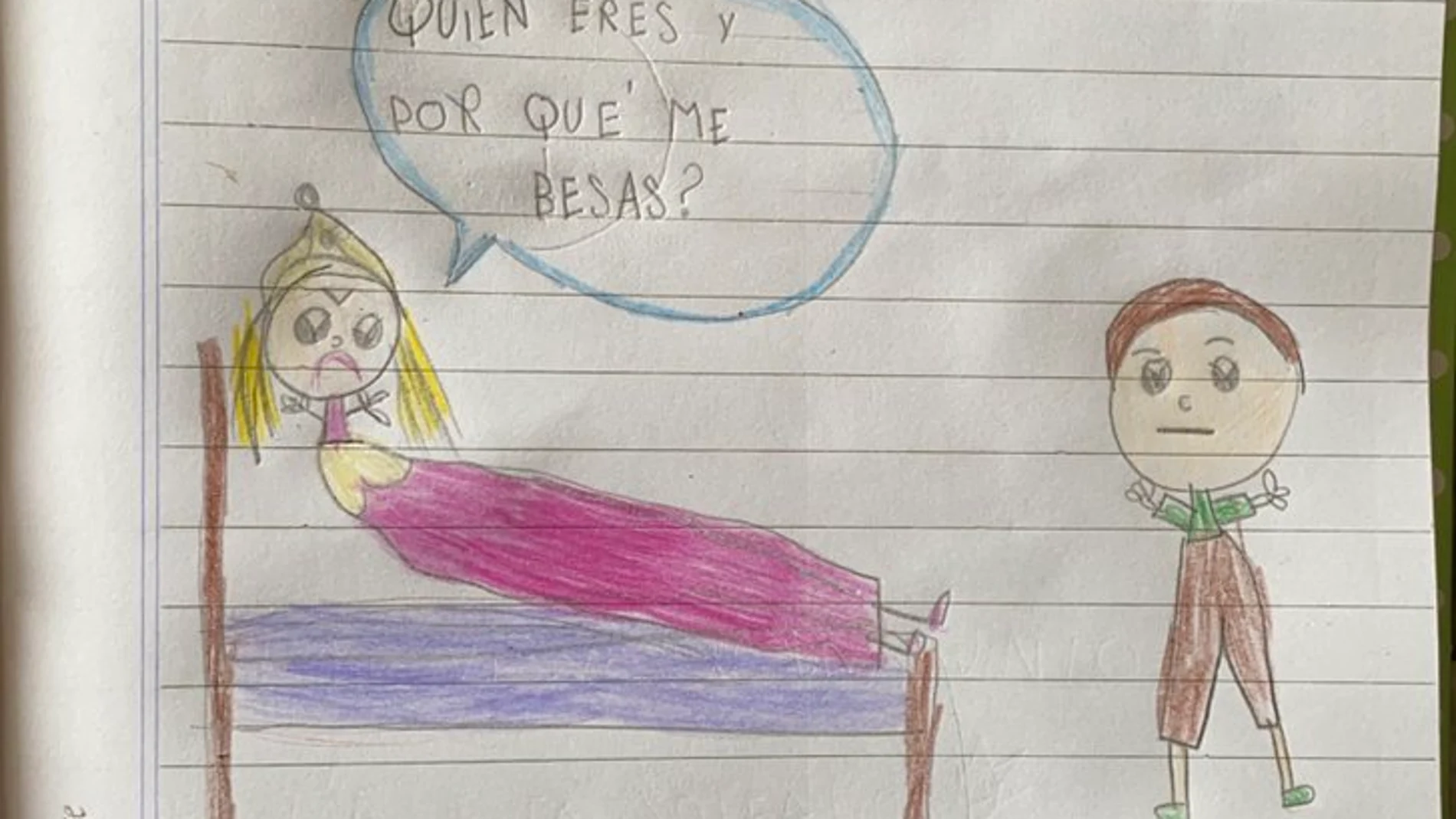 El dibujo de la pequeña Agostina El dibujo de la pequeña Agostina