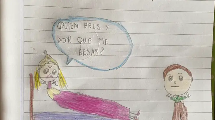 El dibujo de la pequeña Agostina El dibujo de la pequeña Agostina