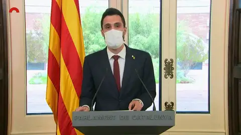 Roger Torrent️, tras conocerse ser objetivo de espionaje: "En el estado español se practica espionaje contra adversarios políticos" Roger Torrent️, tras conocerse ser objetivo de espionaje: "En el estado español se practica espionaje contra adversarios políticos"