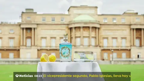 Botella de ginebra de la familia real británica Botella de ginebra de la familia real británica