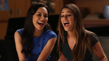 Naya Rivera y Lea Michele en 'Glee'