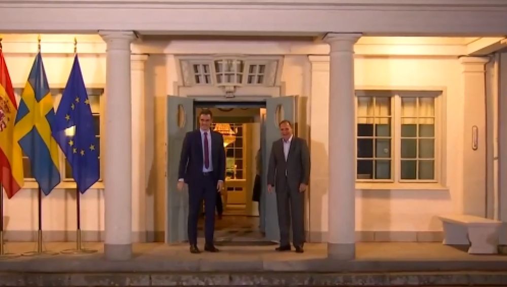 Pedro Sánchez se reúne con el primer ministro sueco