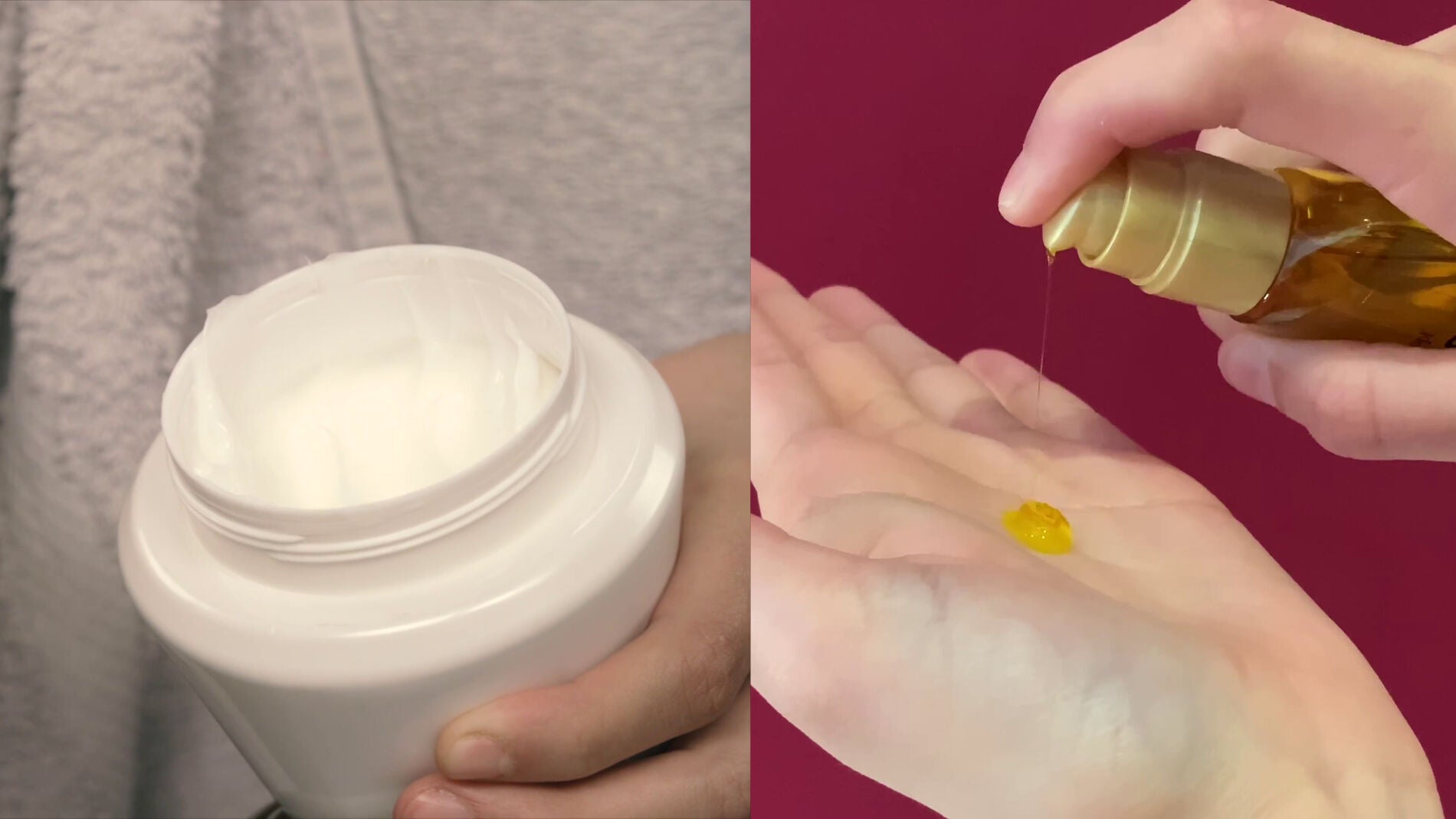 Mascarilla y aceite de pelo