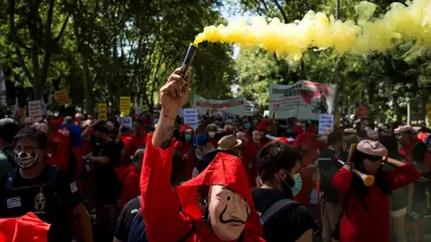Manifestación trabajadores de Nissan Ante el Congreso