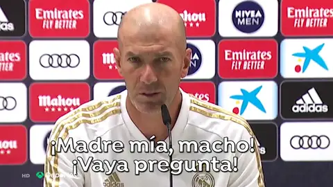 Zidane se enfada cuando le preguntan por Bale: "Madre mía, macho... Gareth es uno de los nuestros" Zidane se enfada cuando le preguntan por Bale: "Madre mía, macho... Gareth es uno de los nuestros"