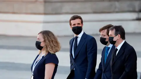 Pablo Casado, en el funeral de Estado Pablo Casado, en el funeral de Estado