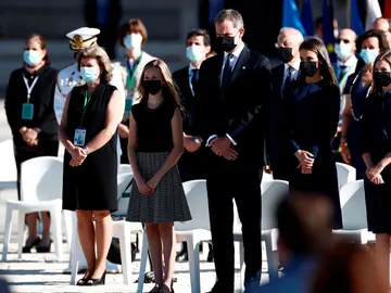 La Familia Real durante le homenaje de Estado a las víctimas por el coronavirus La Familia Real durante le homenaje de Estado a las víctimas por el coronavirus