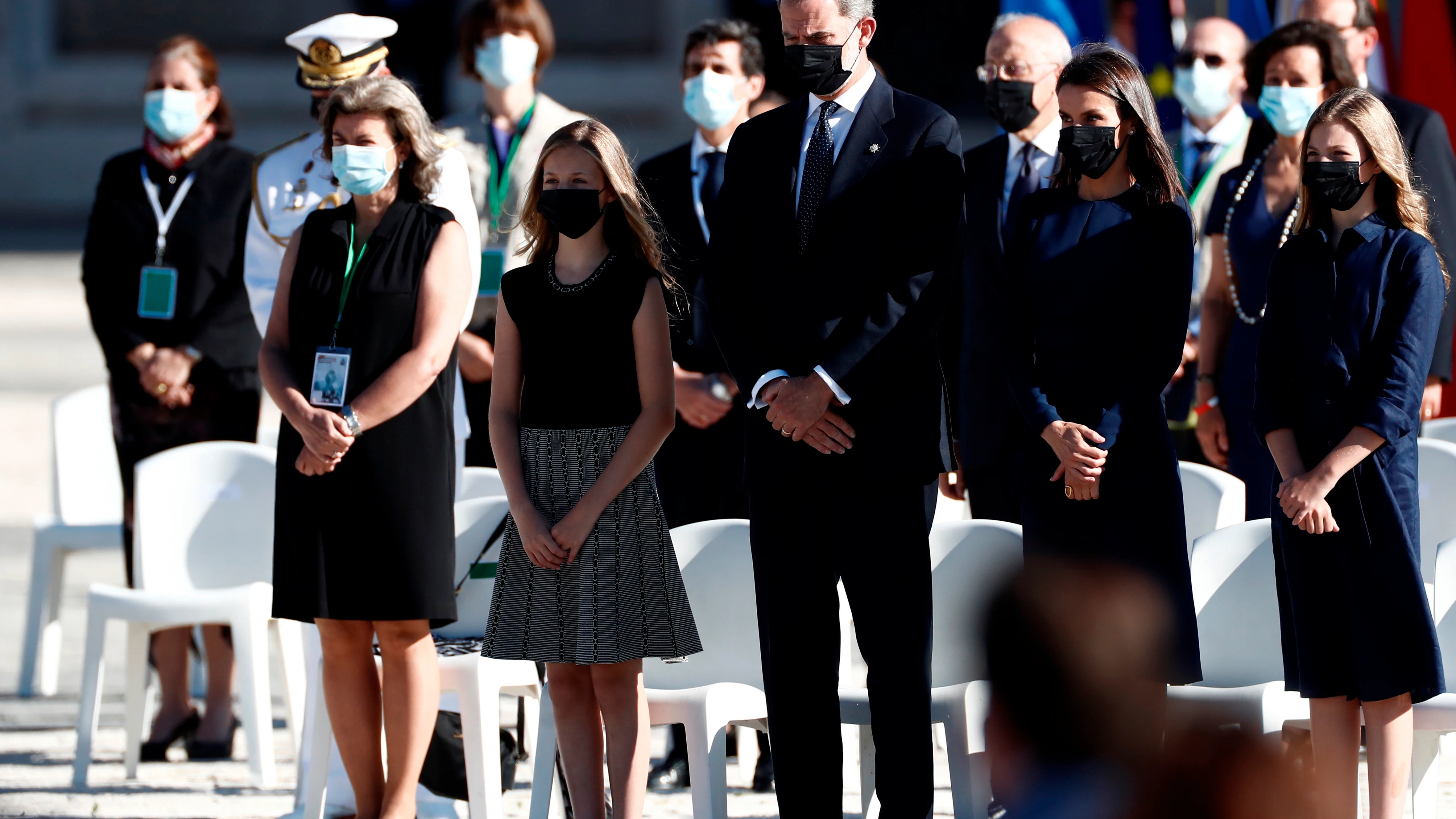 La Familia Real durante le homenaje de Estado a las víctimas por el coronavirus La Familia Real durante le homenaje de Estado a las víctimas por el coronavirus
